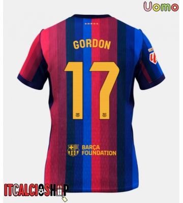Barcelona Anthony Gordon #17 Prima Maglia 2026-27 Manica Corta Barcelona Anthony Gordon #17 Prima Maglia 2026-27 Manica Corta